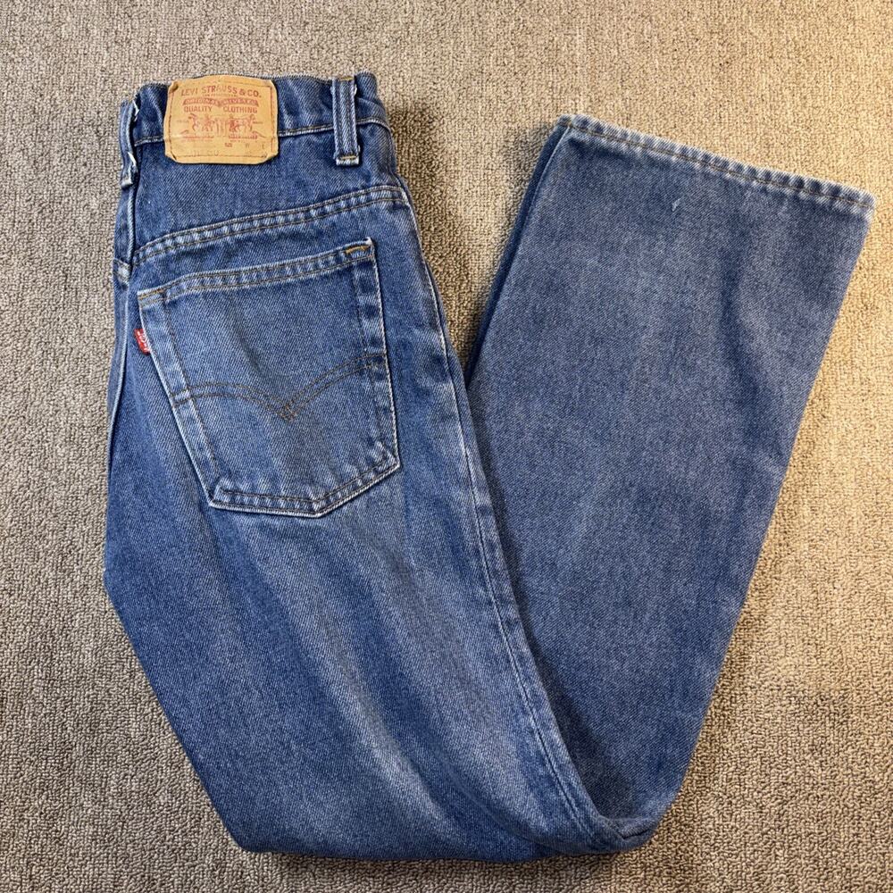 Vintage Levi’s Red Tab Boot Cut jeans 28x30 USA Medium Wash 70s 80s